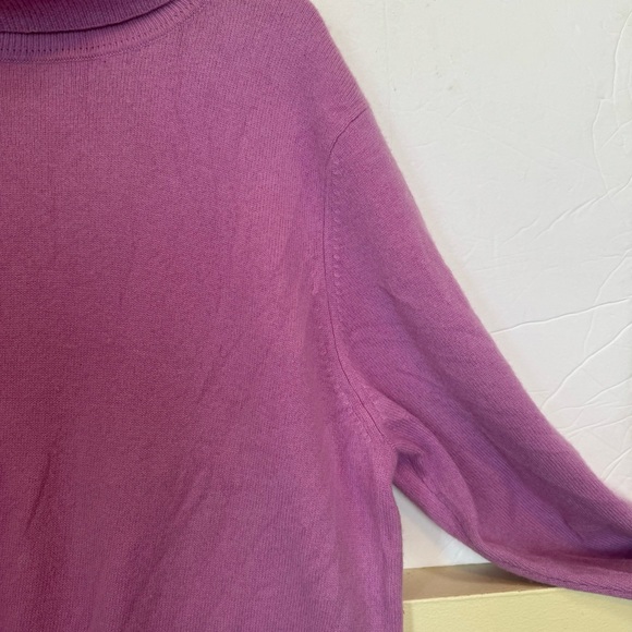 Charter Club Vintage Cashmere Turtleneck Sweater Pullover Top Soft Minimalist L - Picture 6 of 13